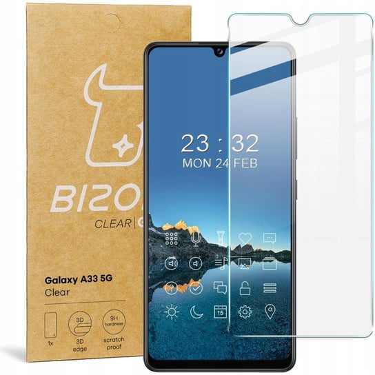Szkło Hartowane Bizon Do Galaxy A33 5G, Szybka Bizon