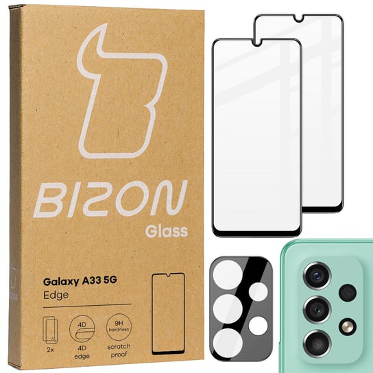 Szkło Hartowane Bizon Do Galaxy A33 + Na Aparat Bizon