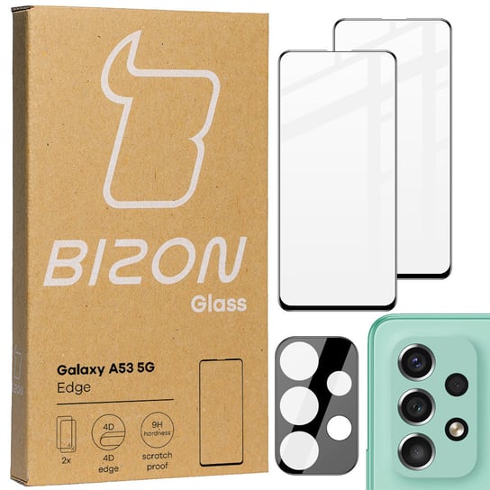 Szkło Hartowane Bizon Do Galaxy A53 + Na Aparat Bizon