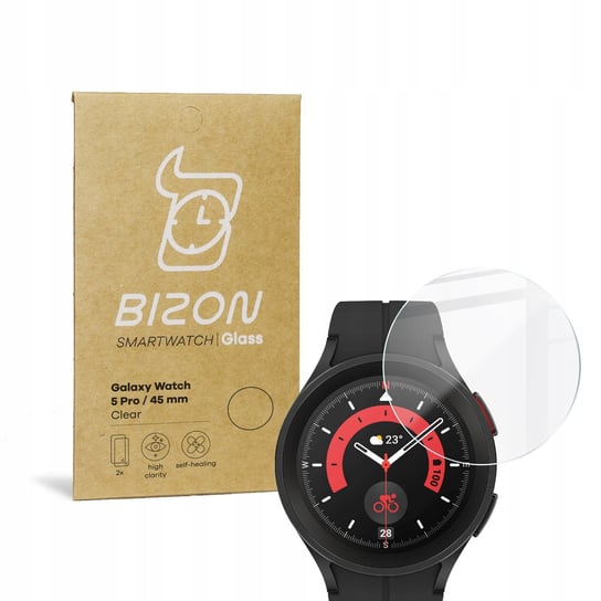 Szkło Hartowane Bizon Do Galaxy Watch 5 Pro 45Mm Bizon