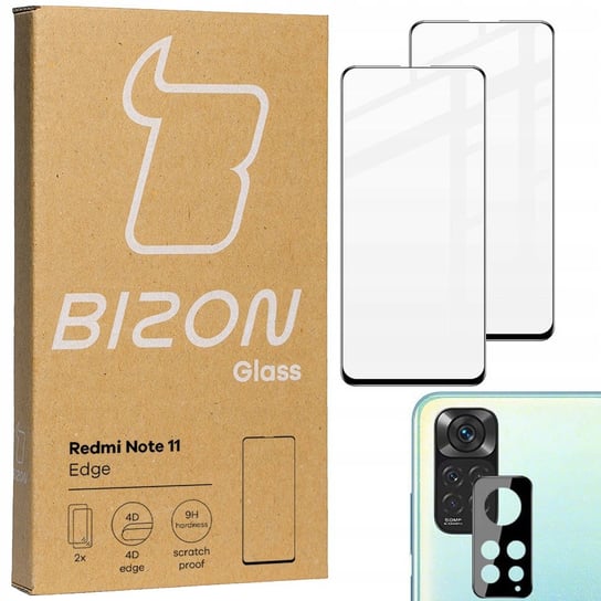 Szkło Hartowane Bizon Do Redmi Note 11 + Na Aparat Bizon