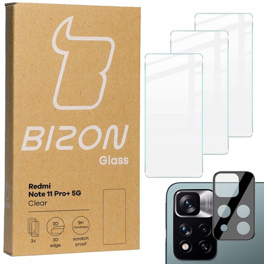 Szkło Hartowane Bizon Do Redmi Note 11 Pro+ 5G Bizon