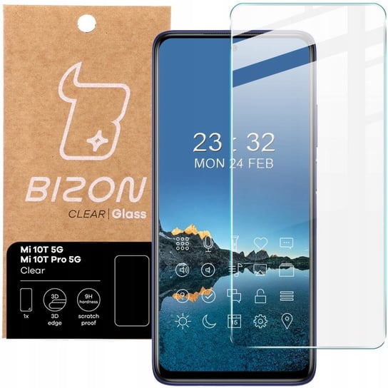 Szkło Hartowane Bizon Do Xiaomi Mi 10T/ Pro 5G Bizon