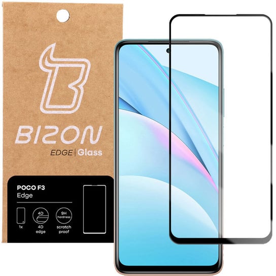 Szkło Hartowane Bizon Edge Do Xiaomi Poco F3 Bizon