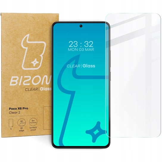 Szkło hartowane Bizon Glass Clear 2 do Xiaomi Poco X6 Pro Bizon