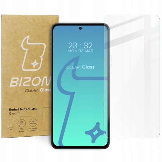 Szkło hartowane Bizon Glass Clear 2 do Xiaomi Redmi Note 13 4G Bizon