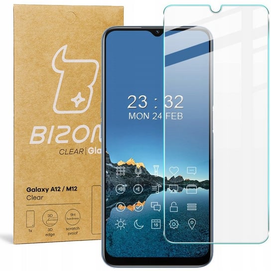 Szkło Hartowane Bizon Glass Do Galaxy A12 /M12 Bizon