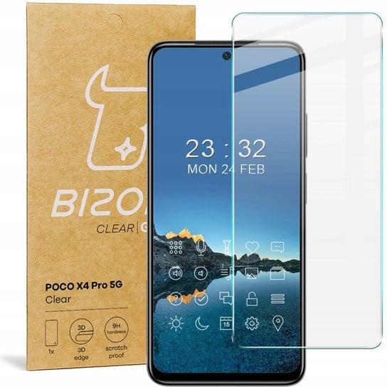 Szkło Hartowane Bizon Glass Do Poco X4 Pro 5G Bizon