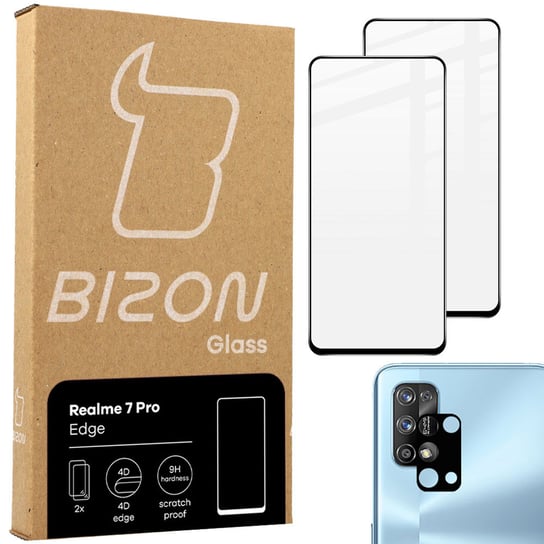 Szkło Hartowane Bizon Glass Do Realme 7 Pro Szybka Bizon