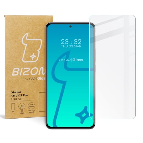 Szkło Hartowane Bizon Glass Do Xiaomi 12T/12T Pro Bizon