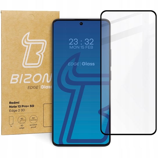 Szkło hartowane BIZON Glass Edge 2 3D do Xiaomi Redmi Note 13 Pro Plus 5G Bizon