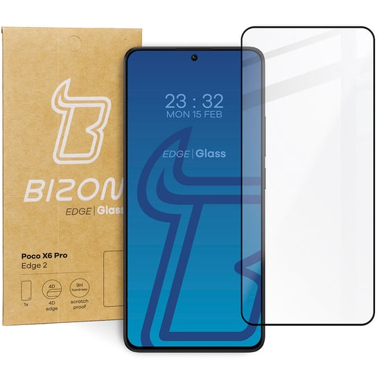Szkło hartowane Bizon Glass Edge 2 do Xiaomi Poco X6 Pro Bizon