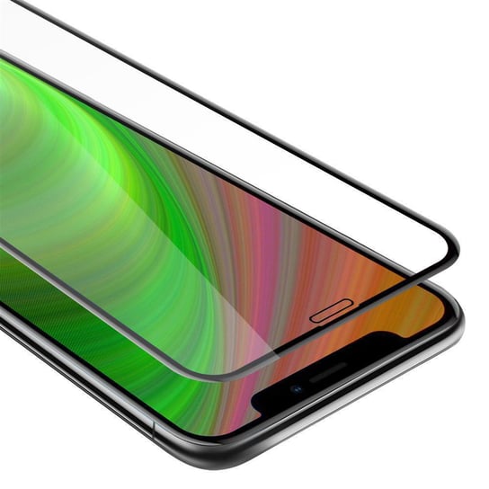 Szkło Hartowane Do Apple iPhone 11 w PRZEZROCZYSTY Z CZARNYM Folia pancerna Ochronny Tempered Glass Cadorabo Cadorabo