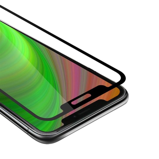 Szkło Hartowane Do Apple iPhone 13 w PRZEZROCZYSTY Z CZARNYM Folia pancerna Ochronny Tempered Glass Cadorabo Cadorabo