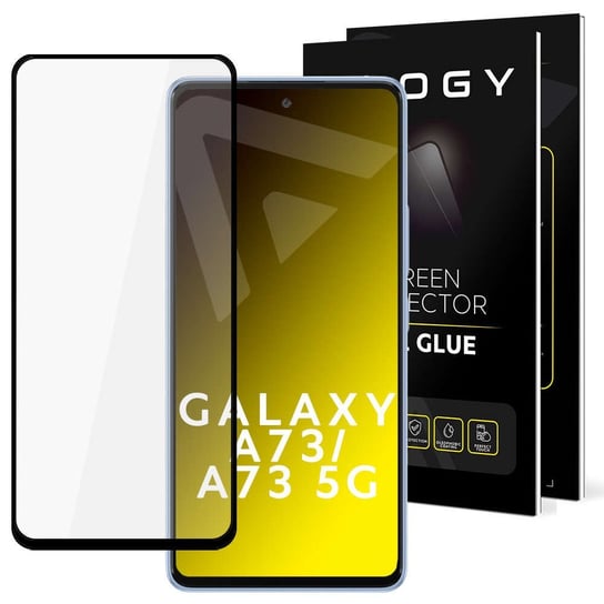 Szkło hartowane do etui Alogy Full Glue case friendly do Samsung Galaxy A73 / A73 5G Czarne 4kom.pl