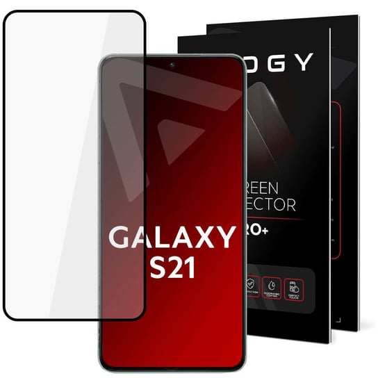 Szkło hartowane do etui Alogy Full Glue case friendly do Samsung Galaxy S21 Czarne 4kom.pl