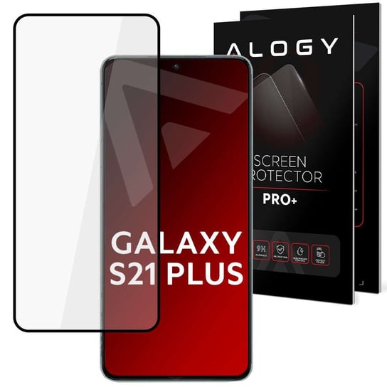 Szkło hartowane do etui Alogy Full Glue case friendly do Samsung Galaxy S21 Plus Czarne 4kom.pl