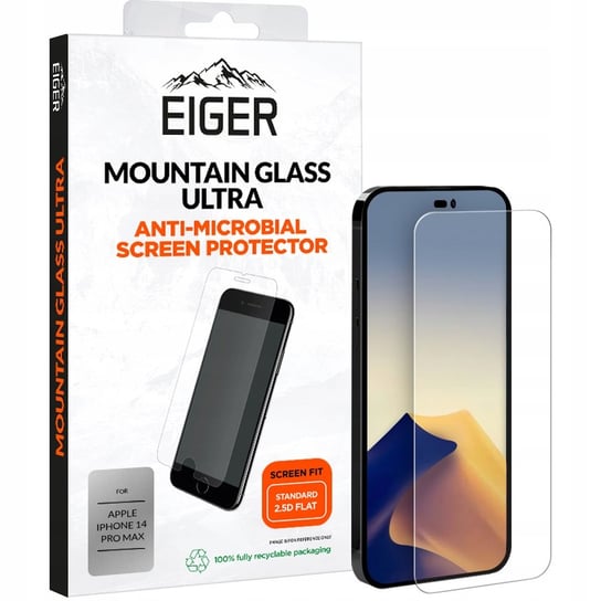 Szkło Hartowane Do Etui Eiger 9H Iphone 14 Pro Max Inna marka