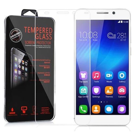 Szkło Hartowane Do Honor 6 w KRYSTALICZNIE PRZEZROCZYSTE Folia pancerna Ochronny Tempered Glass Cadorabo Cadorabo