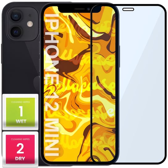Szkło Hartowane Do Iphone 12 Mini Pełne Na Cały Ekran Szkiełko Ochronne 5D Hello Case