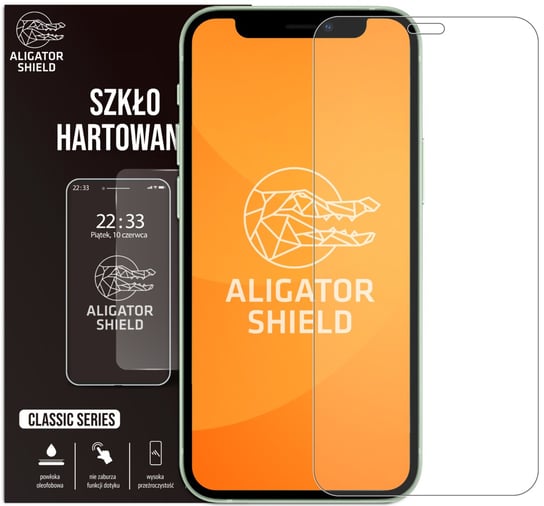 SZKŁO HARTOWANE DO IPHONE 12 MINI SZYBKA OCHRONNA NA EKRAN 9H AligatorShield