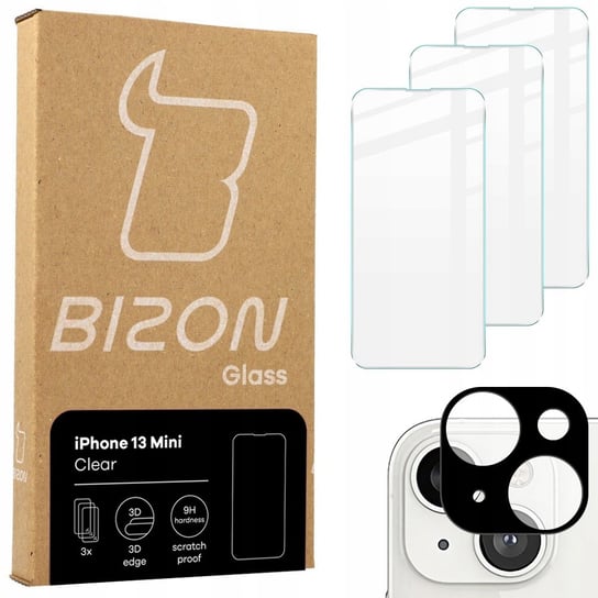 Szkło Hartowane Do Iphone 13 Mini, Bizon + Aparat Bizon