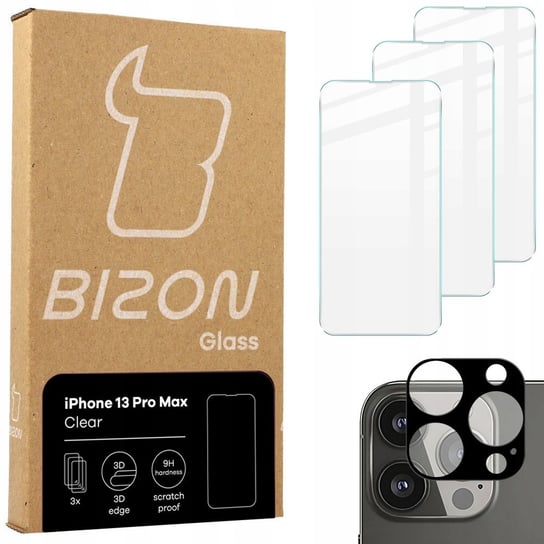 Szkło Hartowane Do Iphone 13 Pro Max Bizon +Aparat Bizon