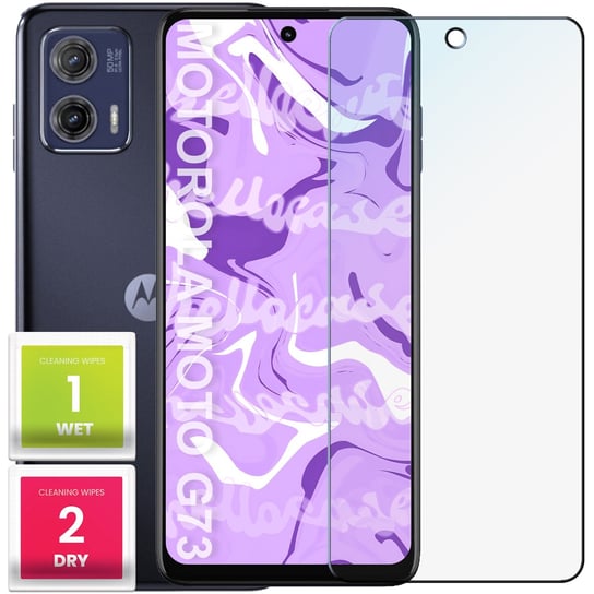 Szkło Hartowane Do Motorola Moto G73 / G14 Szybka Szkiełko Folia Na Ekran Hello Case