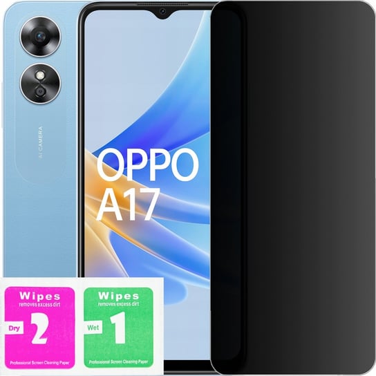 Szkło Hartowane Do Oppo A17 Antyszpiegowskie Anti-Spy Szkiełko Ochronne 9H Oppo