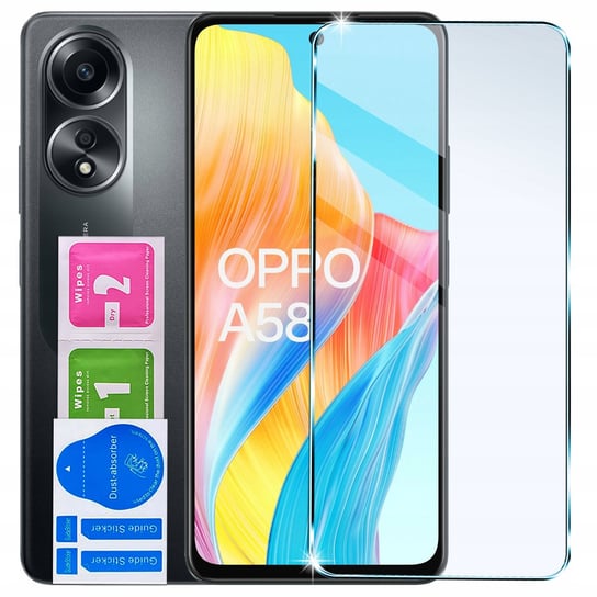 Szkło Hartowane do Oppo A58 4G OCHRONNE SZYBKA 9H Krainagsm