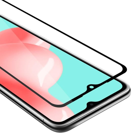 Szkło Hartowane Do Samsung Galaxy A32 4G w PRZEZROCZYSTY Z CZARNYM Folia pancerna Ochronny Tempered Glass Cadorabo Cadorabo
