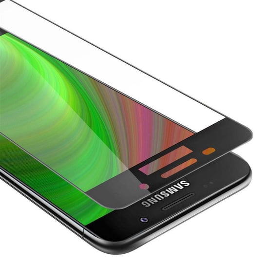 Szkło Hartowane Do Samsung Galaxy A5 2016 w PRZEZROCZYSTY Z CZARNYM Folia pancerna Ochronny Tempered Glass Cadorabo Cadorabo