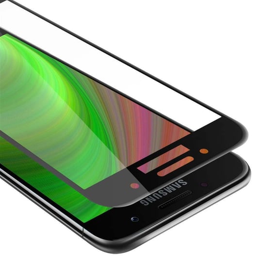 Szkło Hartowane Do Samsung Galaxy A5 2017 w PRZEZROCZYSTY Z CZARNYM Folia pancerna Ochronny Tempered Glass Cadorabo Cadorabo