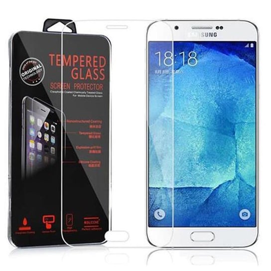Szkło Hartowane Do Samsung Galaxy A8 2015 w KRYSTALICZNIE PRZEZROCZYSTE Folia pancerna Ochronny Tempered Glass Cadorabo Cadorabo
