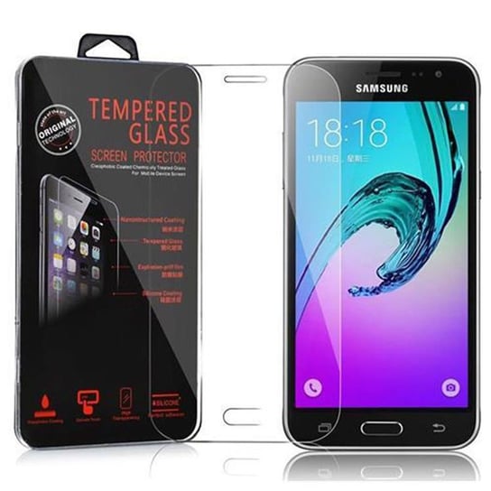 Szkło Hartowane Do Samsung Galaxy J3 2015 w KRYSTALICZNIE PRZEZROCZYSTE Folia pancerna Ochronny Tempered Glass Cadorabo Cadorabo