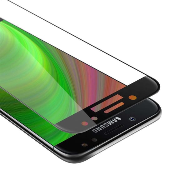 Szkło Hartowane Do Samsung Galaxy J3 PRO w PRZEZROCZYSTY Z CZARNYM Folia pancerna Ochronny Tempered Glass Cadorabo Cadorabo