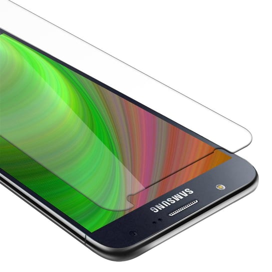 Szkło Hartowane Do Samsung Galaxy J7 2015 w KRYSTALICZNIE PRZEZROCZYSTE Folia pancerna Ochronny Tempered Glass Cadorabo Cadorabo