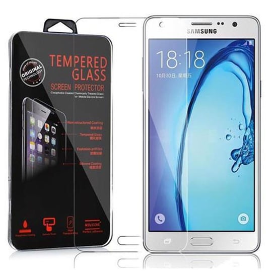 Szkło Hartowane Do Samsung Galaxy J7 PRIME / ON7 w KRYSTALICZNIE PRZEZROCZYSTE Folia pancerna Ochronny Tempered Glass Cadorabo Cadorabo