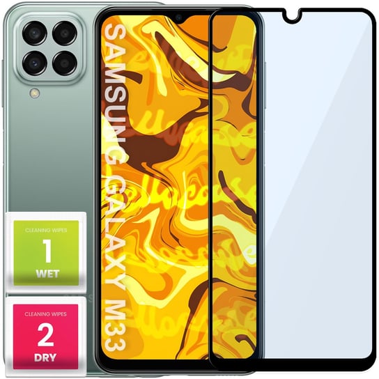 Szkło Hartowane Do Samsung Galaxy M33 5G Pełne Na Cały Ekran Folia 5D 9H Hello Case