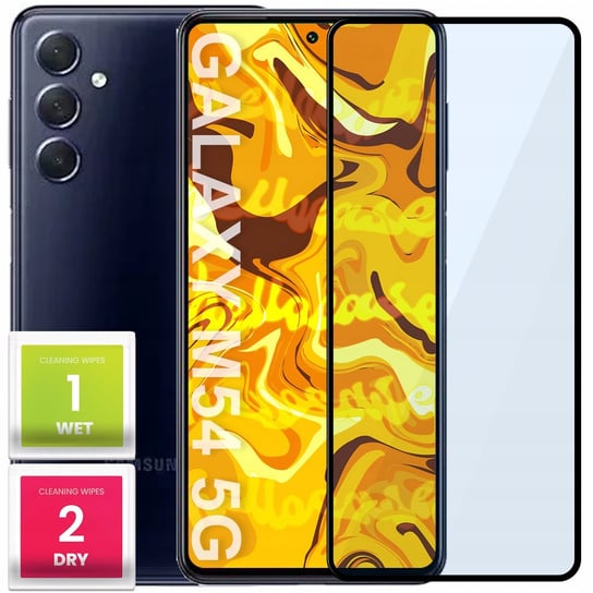 SZKŁO HARTOWANE DO SAMSUNG GALAXY M54 5G PEŁNE NA CAŁY EKRAN SZKIEŁKO 5D 9H Hello Case