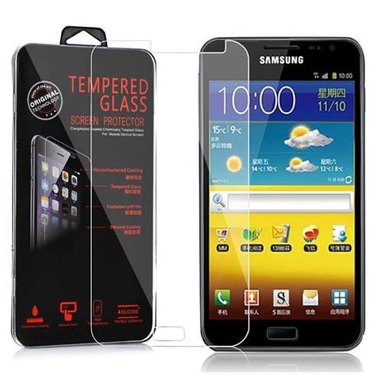 Szkło Hartowane Do Samsung Galaxy NOTE 1 w KRYSTALICZNIE PRZEZROCZYSTE Folia pancerna Ochronny Tempered Glass Cadorabo Cadorabo