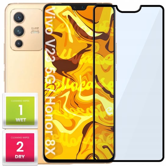 SZKŁO HARTOWANE DO VIVO V23 5G / HONOR 8X PEŁNE NA CAŁY EKRAN SZKIEŁKO 5D Hello Case