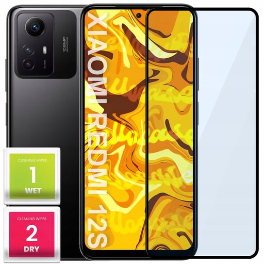 SZKŁO HARTOWANE DO XIAOMI REDMI NOTE 12S PEŁNE NA CAŁY EKRAN SZKIEŁKO 5D 9H Hello Case