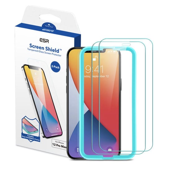 Szkło Hartowane Esr Screen Shield 2-Pack Iphone 12/12 Pro Clear ESR