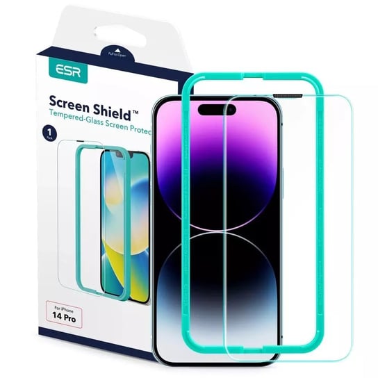 Szkło hartowane ESR Screen Shield do Apple iPhone 14 Pro Clear 4kom.pl