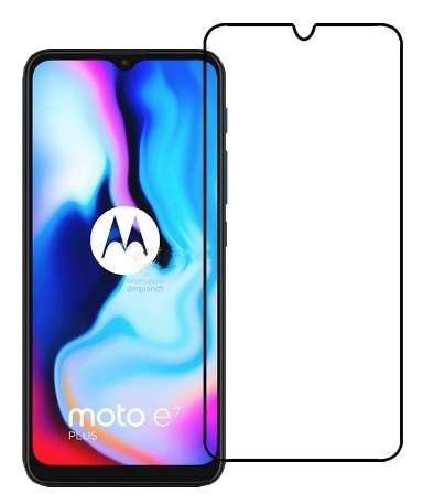 Szkło Hartowane Full Glue Motorola Moto E7 Plus / G9 Play Czarny Bestphone