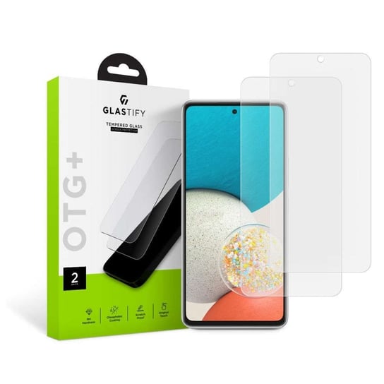 Szkło hartowane GlasTIFY OTG+ 2-Pack do Samsung Galaxy A53 5G Clear 4kom.pl