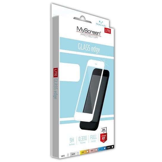 Szkło Hartowane IPHONE 7+ / 8+ PLUS MyScreen Lite Edge białe Full Glue MyScreenProtector
