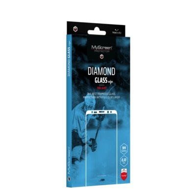 Szkło hartowane Myscreen Diamond Edge Full Glue do iPhone 12 Mini 5,4" czarne [H] MyScreenProtector