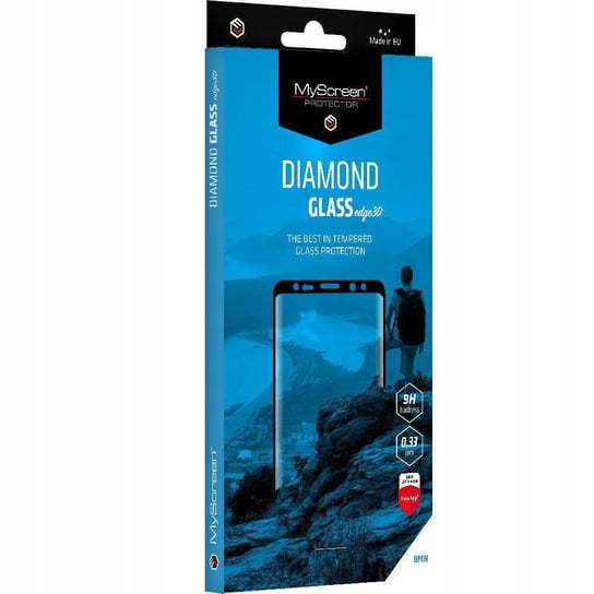 Szkło hartowane MyScreen Diamond Glass Edge 3D do Motorola Edge 40, czarna ramka MyScreenProtector